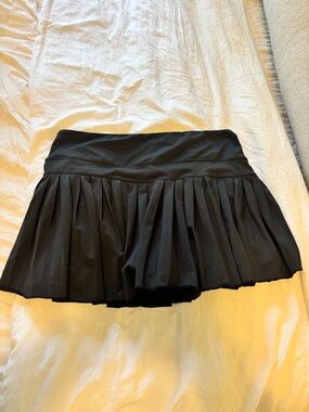 Black tennis skirt